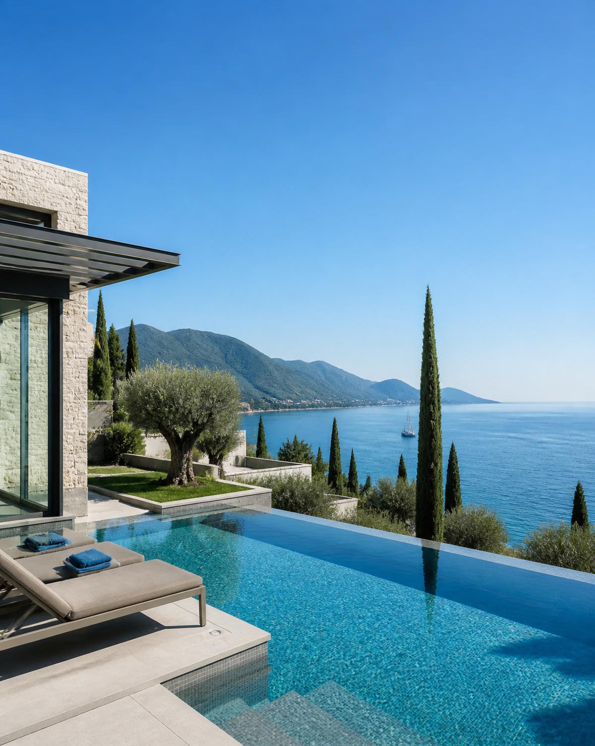 Villa de luxe avec vue sur la mer Adriatique